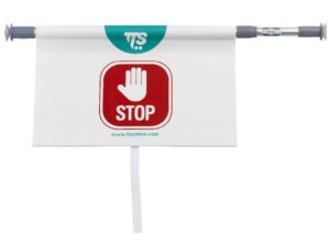 Figyelmeztető zászló STOP