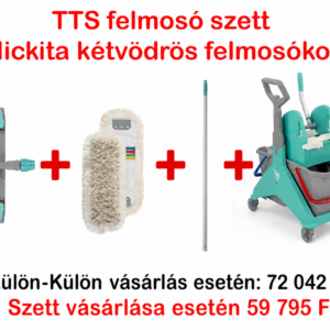 TTS felmosó szett + TTS Nickita felmosó kocsi