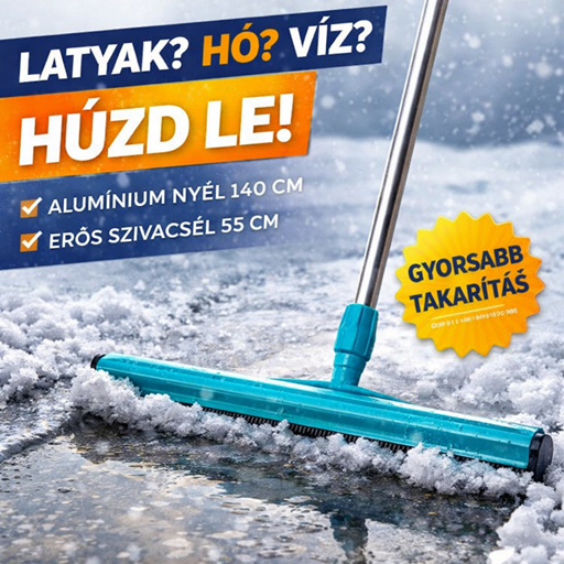 TTS 55 cm széles szivacsélű, 140 cm hosszú alumínium nyeles padlólehúzó - Image 2
