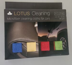 Lotus mikroszálas autóáplási törlőkendő (4db)