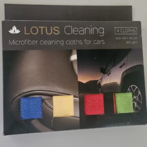 Lotus mikroszálas autóáplási törlőkendő (4db)