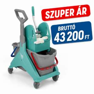 TTS 6162DVE Nickita kocsi 2x15 l. vödör, TEC préssel